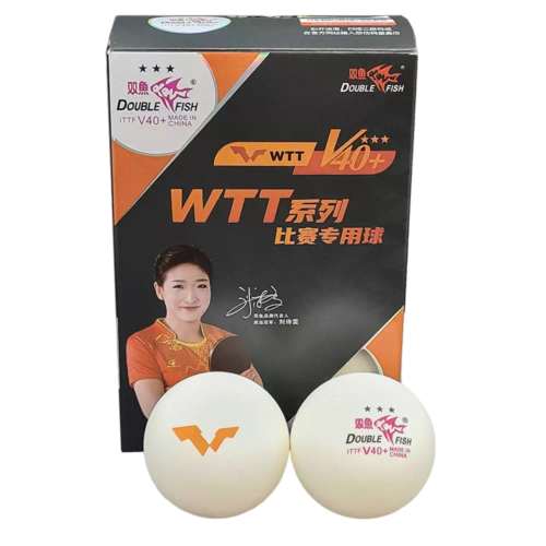 DOUBLE FISH WTT BALL ( 2 BOXES )